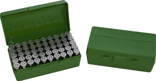 MTM 50 Round Flip-Top Ammo Box 25/32 Auto Cal (Green) von MTM