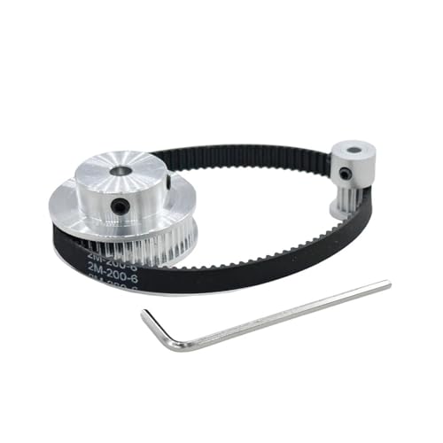 MTMXALBBR 2GT 2M 48 Zähne 12 Zähne GT2 48 T Zahnriemen Pulley Set Breite 6/10mm Bohrung 3~12mm 4:1 Rad Synchronou Kit leisurely(2GT-180-10mm,12T4-48T10) von MTMXALBBR