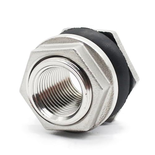 MTMXALBBR BSP Innengewinde Schott Wassertank Anschluss DN15-DN50 Edelstahl SS304 Adapter Fitting Homebrew leisurely(DN40 310g) von MTMXALBBR