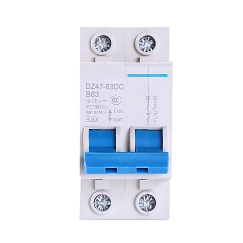MTMXALBBR DC 2P Circuit Breaker Schutz Switch3 Luft Schalter 12v-125v for DC Photovoltaik Straßenbahn Batterie Protector leisurely(3A) von MTMXALBBR