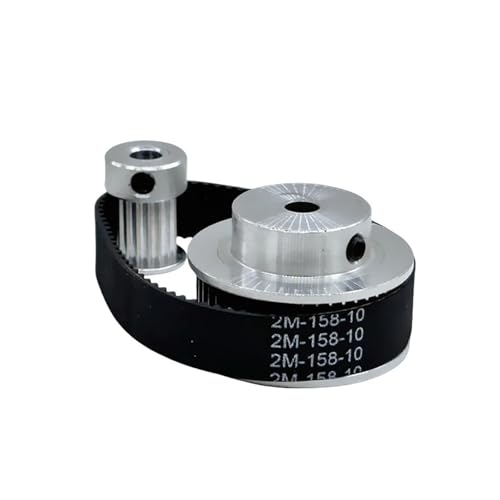 MTMXALBBR GT2 Zahnriemenscheibe 20 Zähne Bohrung 5/8 mm Untersetzung 1:2:3:4 Breite 6 mm Synchronräder for 3D-Drucker leisurely(20T5-60T6.35,2GT-200-6) von MTMXALBBR