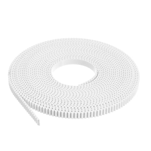 MTMXALBBR Polyurethan PU T2.5 Zahnübertragungsförderer-Zahnriemen Offener Stahlcord Kevlar-Teilung 5mm Pu Synchron leisurely(2M,Steel-25mm) von MTMXALBBR