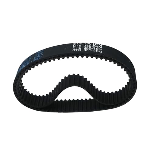 MTMXALBBR STD 5M Gummi-Förderzahnrad-Gurt, industrieller Zahnabstand, 5 mm, Breite, Umfang 300–375 mm leisurely(S5M-370 (74 Teeth),2pcs-12mm) von MTMXALBBR