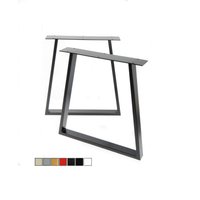 Metall Tischbeine Trapez, 2Er Set, Kostenlose Holzschrauben Und Filzschoner Inklusive von MTMebel