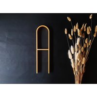 Große Holzbuchstaben Für Die Wand, Japandi Oder Mid Century Modern Decor, Wand Initiale Hängend Benutzerdefinierte Goldmonogramm A Große Holzbuchstaben Für Die Wand, Japandi Oder Mid Century Modern Decor, Wand Initiale Hängend Benutzerdefinierte Goldmonogramm A von Lettrise