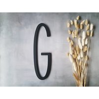 Moderne Holzbuchstaben Für Die Wand Über Dem Bett Dekor, Große Babynamen, Kleine Buchstaben Aus Holz, Schwarze Initiale G Moderne Holzbuchstaben Für Die Wand Über Dem Bett Dekor, Große Babynamen, Kleine Buchstaben Aus Holz, Schwarze Initiale G von Lettrise