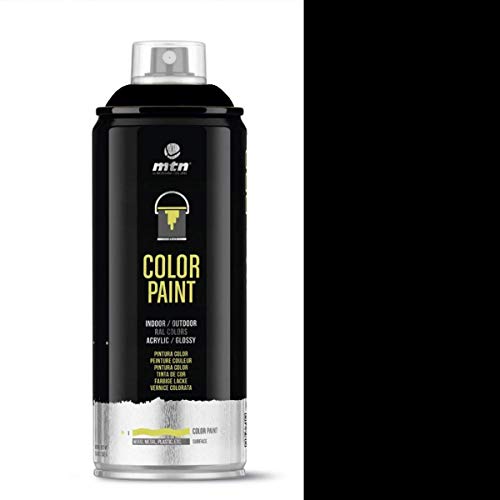 MTN PRO COLOR Lackspray RAL Schwarz matt - 400ml von Montana Colors