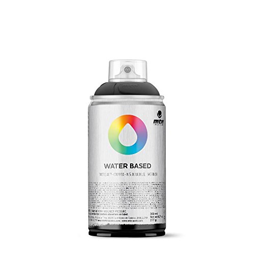 MTN Semi Transparent – Schwarz 300 ML auf Wasserbasis SPRAY PAINT von Montana Colors