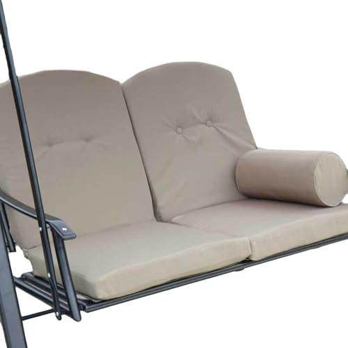 Ersatzkissen for Outdoor-Schaukeln, Sitzkissen aus hochelastischem Schaumstoff for Terrassen- und Gartenbankmöbel(1*Cushion Set) von MTNBHH