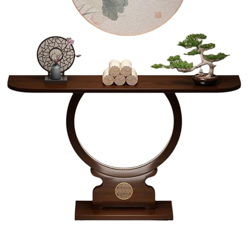 MTNBHH Vintage-Altartisch aus Holz mit eingebautem Licht, Buddha-Schrein-Vitrine for die Dekoration des Tempels zu Hause(100cm) von MTNBHH
