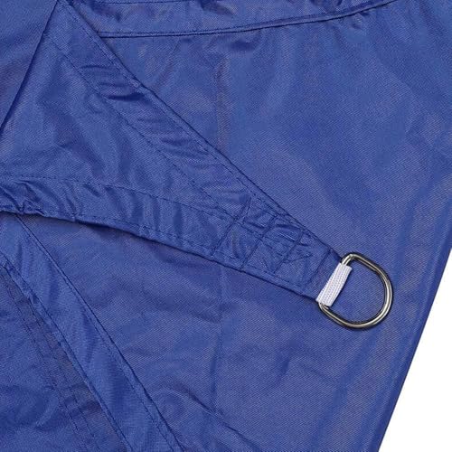 MTNBHH Wasserdurchlässige Sonnensegel-Überdachung, dreieckiger Sonnenschutz mit Hardware for den Außenbereich, Terrasse, Garten, Deck, Hinterhof(Dark Blue,3.6 * 3.6 * 3.6m/11.8 * 11.8 * 11.8ft) von MTNBHH