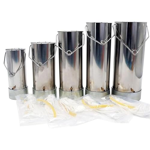 Wasserprobenahmegerät, 0,5 l, Komplettset mit verdicktem Eimer, Schwingpendel aus Edelstahl zur Probenentnahme(2.5L) von MTNBHH