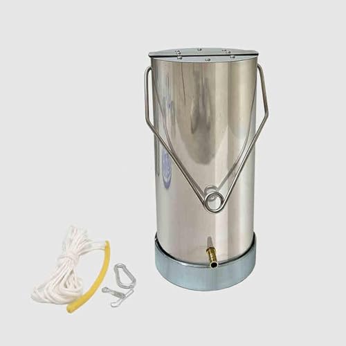 Wasserprobensammler aus Edelstahl, 0,5 l, verstellbares Pendelbecher-Set zur Probenentnahme in der Tiefe von Seen und Flüssen(2.5L) von MTNBHH