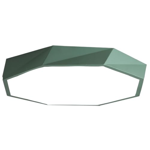 MTNROO Polygon Kreative Deckenleuchte Elegante Industrielle Flache Lichter Dekorative Baldachin-Beleuchtungskörper Für Den Haushalt Energiesparende Panellampe Für Den Innenbereich Für Badezimmer, von MTNROO