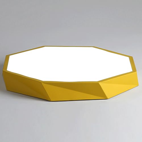 MTNROO Polygon Kreative Deckenleuchte Elegante Industrielle Flache Lichter Dekorative Baldachin-Beleuchtungskörper Für Den Haushalt Energiesparende Panellampe Für Den Innenbereich Für Badezimmer, von MTNROO