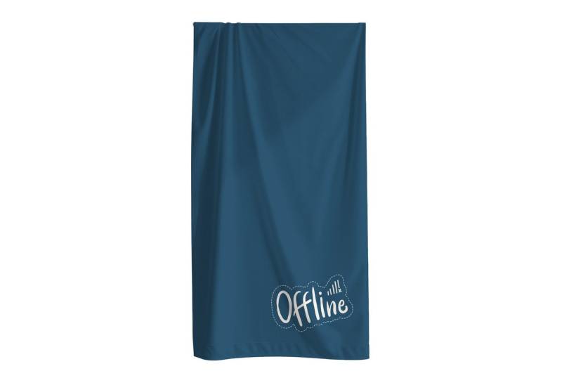 MTOnlinehandel Strandtuch "Fernweh" • Badetuch XXL • 100x200 cm • Schnelltrocknend, Baumwolle & Mikrofaser Mix (1-St), extra groß • weich & saugfähig von MTOnlinehandel