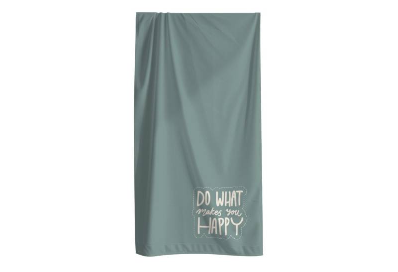 MTOnlinehandel Strandtuch "Fernweh" • Badetuch XXL • 100x200 cm • Schnelltrocknend, Baumwolle & Mikrofaser Mix (1-St), extra groß • weich & saugfähig von MTOnlinehandel