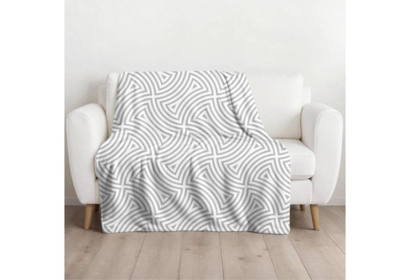 Wohndecke zweifarbiges Design zum Wenden, MTOnlinehandel, Überwurf Plaid, elegant und stilvoll, Geschenk für Frauen von MTOnlinehandel