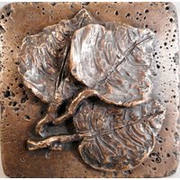 Bronze 4 "x4" Blatt #3 | Falling Leaves Collection Bronze 4 "x4" Blatt #3 | Falling Leaves Collection von MTPortrait