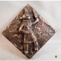 Bronze Kachina Dekorativer Punkt | Mudhead von MTPortrait