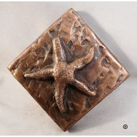 Bronze Seestern Dekorative Dot Tile von MTPortrait