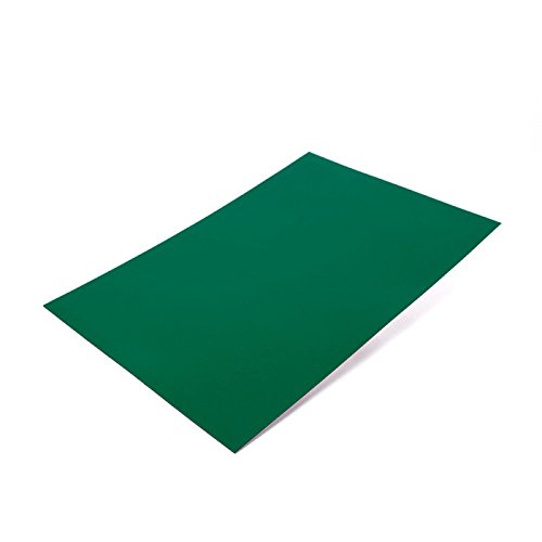 10 x Farbige Magnetfolie DIN A4 Format zum Beschriften und Zuschneiden, Farbe: grün von MTS Magnete