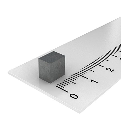 10 x Ferrit Quadermagnet 7x7x5 mm, für den Außeneinsatz geeignet, Hochtemperatur Magnet bis 250°C von MTS Magnete