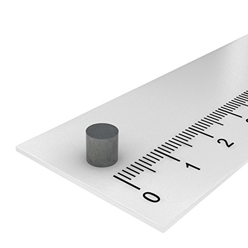 10 x Ferrit Scheibenmagnet 5x5 mm, Hochtemperatur Magnet Scheibe, geeignet für Temperaturen bis 250°C von MTS Magnete
