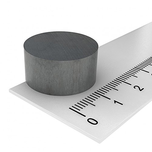 20 x Ferrit Scheibenmagnet 20x10 mm, Hochtemperatur Magnet Scheibe, geeignet für Temperaturen bis 250°C von MTS Magnete