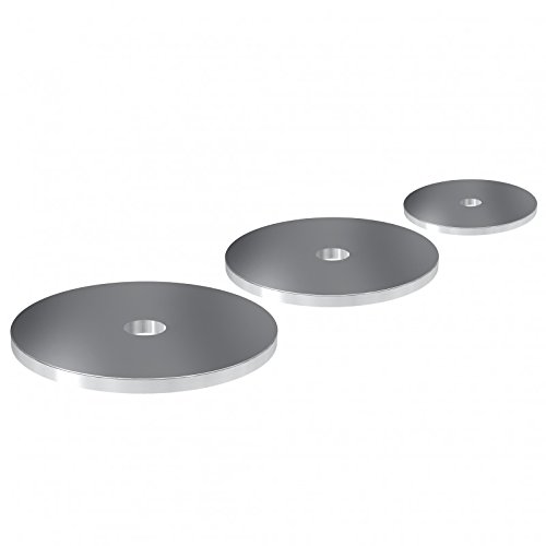 MTS Magnete 20er Set Stahlscheiben/Unterlegscheiben mit Bohrung Haftgrund - Div. Größen, Scheibengröße: 12 mm x 1.5 mm x D 5.5 mm von MTS Magnete