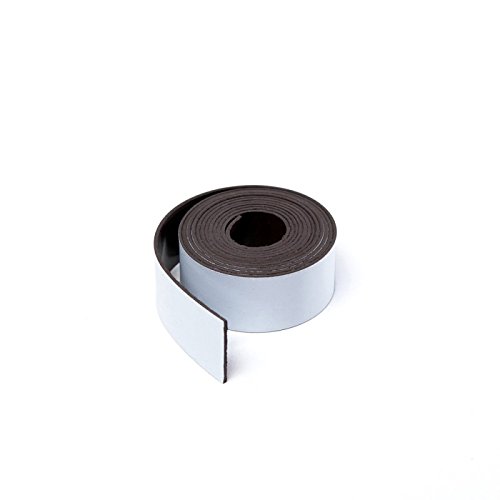 5 x MAGNETBAND Farbe: Weiß, Breite 15 mm für Schneiden und Kennzeichnung Tape von MTS Magnete