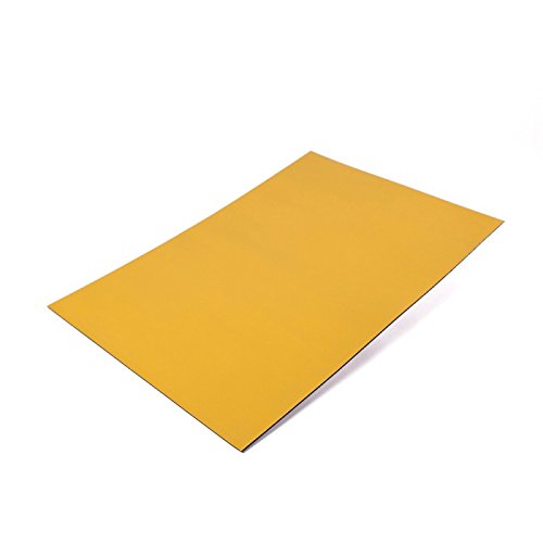 Farbige Magnetfolie DIN A4 Format zum Beschriften und Zuschneiden, Farbe:gelb von MTS Magnete