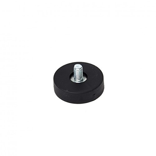Gummiertes Magnetsystem, 22x6 mm, mit Außengewinde M4, Magnet mit Kunstoffmantel Gummiertes Magnetsystem, 22x6 mm, mit Außengewinde M4, Magnet mit Kunstoffmantel von MTS Magnete
