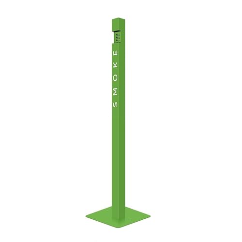 Standaschenbecher für Draußen Outdoor,Zigarettenkippe kann Bin Container,Abnehmbares Design, Innenzylinder aus Edelstahl, leicht zu reinigen,für Garten, Büro, Bars.(Green) von MTSYXYM