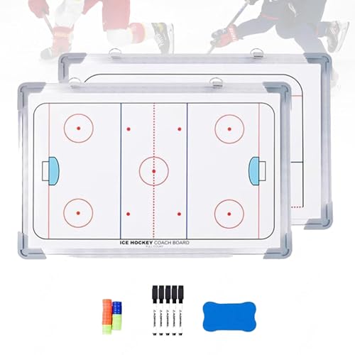 45 x 30 cm magnetische Eishockey-Coaching-Tafel, doppelseitige, trocken abwischbare Zwischenablage, leicht zu beschreiben und zu löschen, Aluminiumlegierungsmaterial für das Unterrichtstraining 45 x 30 cm magnetische Eishockey-Coaching-Tafel, doppelseitige, trocken abwischbare Zwischenablage, leicht zu beschreiben und zu löschen, Aluminiumlegierungsmaterial für das Unterrichtstraining von MTTXY