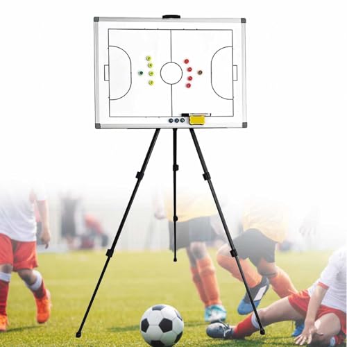 Professionelles Fußball-Trainingsboard mit Magneten – Magnetisches Fußball-Taktikboard, 70 x 50 cm, horizontaler und vertikaler Modus für Trainingsspiele von MTTXY