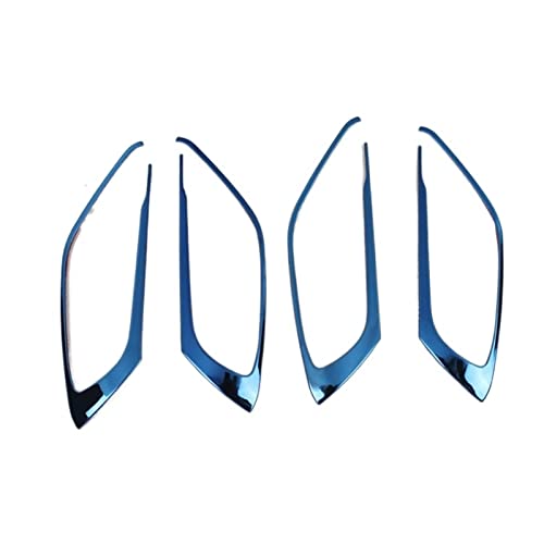 4 Stücke Innentürgriff Surround Für Mazda CX-5 KF 2017 2018 CX5 2. Matte Chrome Cover Trim Zubehör(Blue) von MTVTFECEWG