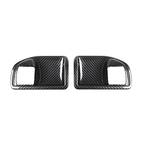 MTVTFECEWG Autoinnentürgriff Schüssel Dekoration Abdeckung Aufkleber Für Jeep Für Wrangler JK 2-Türer 2010 2011 2012 2013 2014 2015 2016 2017(Carbon fiber grain) von MTVTFECEWG