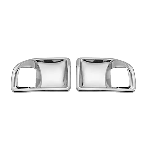 MTVTFECEWG Autoinnentürgriff Schüssel Dekoration Abdeckung Aufkleber Für Jeep Für Wrangler JK 2-Türer 2010 2011 2012 2013 2014 2015 2016 2017(Chrome) von MTVTFECEWG