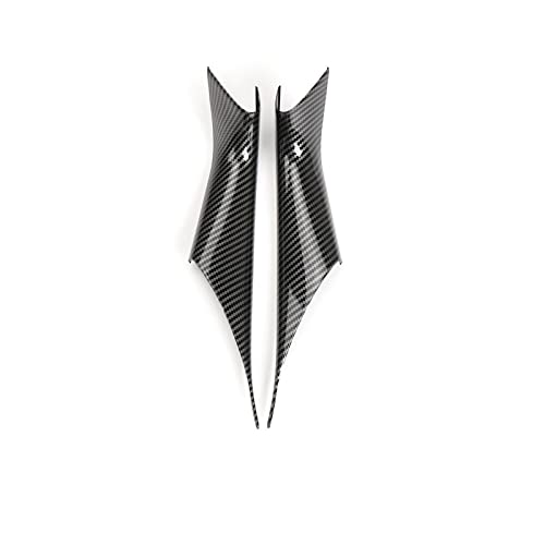 MTVTFECEWG Für 5er 520 523 525 530 528 535i G30 2018-2022 Autoinnentürgriffabdeckung Zierleiste Türschale Aufkleber Dekoration(Kohlefaser,1 Pair) von MTVTFECEWG
