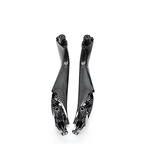 MTVTFECEWG Für 5er G30 G31 G38 F90 2017 2018 2019 2020 2021 Innen Links Rechts Autotürgriff Innenverkleidung Ersatz(Carbon Front 2pcs) von MTVTFECEWG