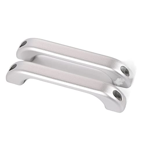MTVTFECEWG Für Für Defender 90 110 2004-2018 Aluminiumlegierung Innentür Haltegriff Autoinnenraum A/B-Säule Griff Dekoration Zubehör(Silber) von MTVTFECEWG