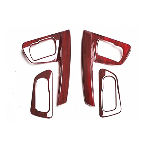 MTVTFECEWG Für Für Qashqai J10 2007-2010 2011 2012 2013 Autoabdeckung Stick Trim Tür Innengriff Schale Armlehne Handlauf Rahmen(Bright wood grain) von MTVTFECEWG