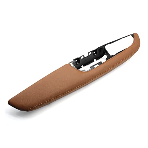MTVTFECEWG Für X5 X6 E70 E71 E72 2007-2013 LHD Innentürgriff Armlehne Leder Außenrahmenhalterung Ersatz(Braun) von MTVTFECEWG
