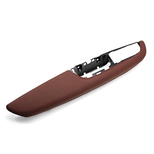 MTVTFECEWG Für X5 X6 E70 E71 E72 2007-2013 LHD Innentürgriff Armlehne Leder Außenrahmenhalterung Ersatz(Red Brown) von MTVTFECEWG