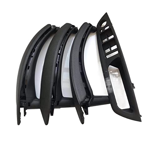 MTVTFECEWG Für X5 X6 E70 E71 E72 2007-2013 RHD Rechtslenker Innentür Armlehne Lederzuggriff Komplettset(RHD Black 7pcs) von MTVTFECEWG