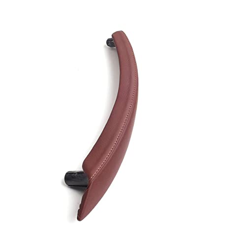 MTVTFECEWG Links Rechts Innen Beifahrertür Griff Leder Außenbezug Für X5 X6 E70 E71 E72 2007–2013(Red Brown,links) von MTVTFECEWG