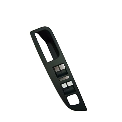 MTVTFECEWG Schwarz/Grau Autoinnengriff Fensterschalter Blendenabdeckung Für VW Für Golf 5 GTi MK5 Für Jetta 1K0 868 049(Black) von MTVTFECEWG