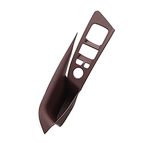MTVTFECEWG Türinnengriff Linke Frontblende Schalterrahmen Aufbewahrungsbox Für 5er G30 G38 2019 2020 2021 2022(Braun,1PCS) von MTVTFECEWG