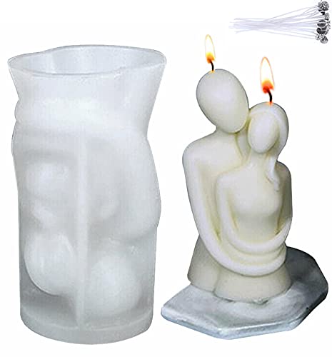 Muaech 3D-Form für Körperkerzen, Silikonformen Gießformen, für Paare, Körperkunst, Silikonharz, hausgemachte Seifenformen für Aromatherapie-Putz Muaech 3D-Form für Körperkerzen, Silikonformen Gießformen, für Paare, Körperkunst, Silikonharz, hausgemachte Seifenformen für Aromatherapie-Putz von MUAECH